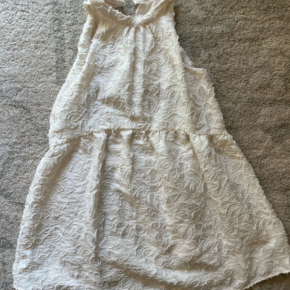 Zara Girls Cream Dress
